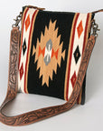 ADBG864A American Darling Saddle Blanket Genuine Leather Women Bag Western Handbag Purse