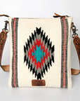 ADBG864B American Darling Saddle Blanket Genuine Leather Women Bag Western Handbag Purse