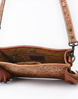 American Darling Messenger Hand Tooled Genuine Leather Women Bag Western Handbag Purse