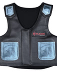 Hilason Kids Junior Youth Horse Riding Pro Rodeo Leather Protective Vest