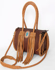 American Darling Hair On Genuine Leather Women Bag Western Handbag Purse