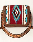 American Darling Cross Body Saddle Blanket Genuine Leather women bag western handbag purse