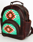 ADBGZ631A American Darling Saddle Blanket Genuine Leather Women Bag Western Handbag Purse