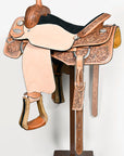 Western Horse Saddle Leather Ranch Roping Cowboy Hilason