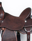 Western Horse Saddle Leather Ranch Roping Cowboy Hilason