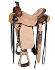 Western Horse Saddle Leather Ranch Roping Cowboy Hilason