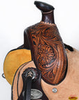 Western Horse Saddle Leather Ranch Roping Cowboy Hilason