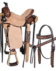 Western Horse Saddle Leather Ranch Roping Cowboy Hilason