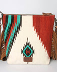 American Darling Signature Crossbody Hand Tooled Saddle Blanket Genuine Leather Women Bag Western Handbag Purse