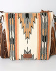 American Darling Signature Crossbody Hand Tooled Saddle Blanket Genuine Leather Women Bag Western Handbag Purse