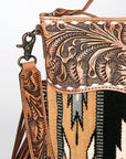 American Darling Signature Crossbody Hand Tooled Saddle Blanket Genuine Leather Women Bag Western Handbag Purse