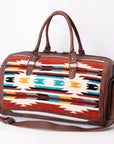 American Darling Duffel Saddle Blanket Genuine Leather Women Bag Western Handbag Purse