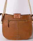 American Darling Messenger Hand Tooled Genuine Leather Women Bag Western Handbag Purse