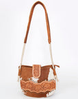 American Darling Messenger Hand Tooled Genuine Leather Women Bag Western Handbag Purse