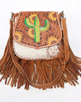 American Darling Hand Tooled Genuine Leather Women Bag Western Handbag Purse