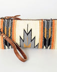 American Darling Wristlet Hand Tooled Saddle Blanket Genuine Leather Western Women Bag | Handbag Purse | Women Wristlet Purse | Wristlet Purse | Travel Wristlet Purse | Leather Wristlet Purse | Clutch Wristlet Purse