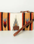 American Darling Wristlet Hand Tooled Saddle Blanket Genuine Leather Western Women Bag | Handbag Purse | Women Wristlet Purse | Wristlet Purse | Travel Wristlet Purse | Leather Wristlet Purse | Clutch Wristlet Purse