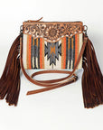 American Darling Cross Body Saddle Blanket Genuine Leather Women Bag Western Handbag Purse