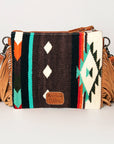 American Darling Cross Body Saddle Blanket Genuine Leather Women Bag Western Handbag Purse
