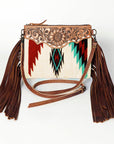 American Darling Cross Body Saddle Blanket Genuine Leather Women Bag Western Handbag Purse