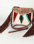 American Darling Cross Body Saddle Blanket Genuine Leather Women Bag Western Handbag Purse