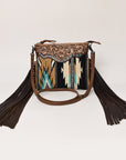 American Darling Cross Body Saddle Blanket Genuine Leather Women Bag Western Handbag Purse