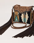 American Darling Cross Body Saddle Blanket Genuine Leather Women Bag Western Handbag Purse