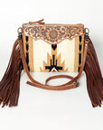American Darling Cross Body Saddle Blanket Genuine Leather Women Bag Western Handbag Purse