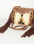 American Darling Cross Body Saddle Blanket Genuine Leather Women Bag Western Handbag Purse