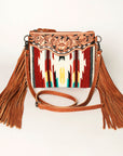 American Darling Cross Body Saddle Blanket Genuine Leather Women Bag Western Handbag Purse