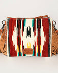 American Darling Cross Body Saddle Blanket Genuine Leather Women Bag Western Handbag Purse