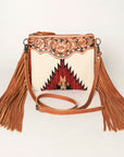 American Darling Cross Body Saddle Blanket Genuine Leather Women Bag Western Handbag Purse