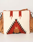 American Darling Cross Body Saddle Blanket Genuine Leather Women Bag Western Handbag Purse
