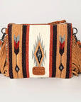 American Darling Cross Body Hand Tooled Saddle Blanket Genuine Leather women bag western handbag purse