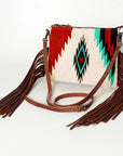 American Darling Cross Body Hand Tooled Saddle Blanket Genuine Leather women bag western handbag purse