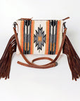 American Darling Cross Body Hand Tooled Saddle Blanket Genuine Leather women bag western handbag purse