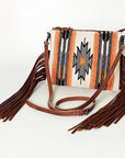 American Darling Cross Body Hand Tooled Saddle Blanket Genuine Leather women bag western handbag purse