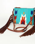 American Darling Cross Body Hand Tooled Saddle Blanket Genuine Leather women bag western handbag purse