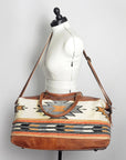 American Darling Duffel Saddle Blanket Genuine Leather Women Bag Western Handbag Purse