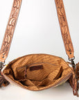 American Darling ADBGZ580A Signature Crossbody Hand Tooled Saddle Blanket Genuine Leather women bag western handbag purse