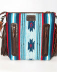 American Darling ADBGZ557A Signature Crossbody Hand Tooled Saddle Blanket Genuine Leather women bag western handbag purse