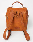 Never Mind Nmbgz125B Backpack Vintage Handmade Genuine Cowhide Leather Women Bag Western Handbag Purse