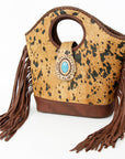 American Darling ADBGD158 clutch Hair-On Genuine Leather Women Bag Western Handbag Purse