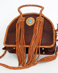 American Darling ADBGD162A Tote Hair On Genuine Leather women bag western handbag purse
