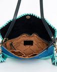 American Darling Hair On Genuine Leather Women Bag Western Handbag Purse