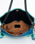 American Darling Hair On Genuine Leather Women Bag Western Handbag Purse