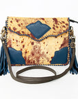 American Darling Hair On Genuine Leather Women Bag Western Handbag Purse