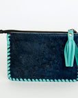 American Darling ADBGD168 Coin Purse Hair-On Genuine Leather Women Bag Western Handbag Purse