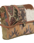 OHLAY KB125 Cross Body Upcycled Wool Upcycled Canvas Hair-On Genuine Leather women bag western handbag purse