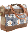 OHLAY KB175 TOTE Upcycled Wool Upcycled Canvas Genuine Leather women bag western handbag purse